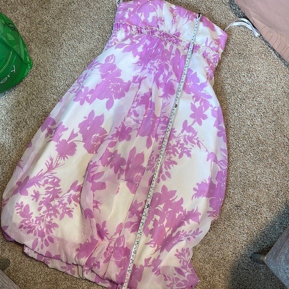 David's Bridal Violet Sweetheart Balloon Dress - Picture 7 of 15